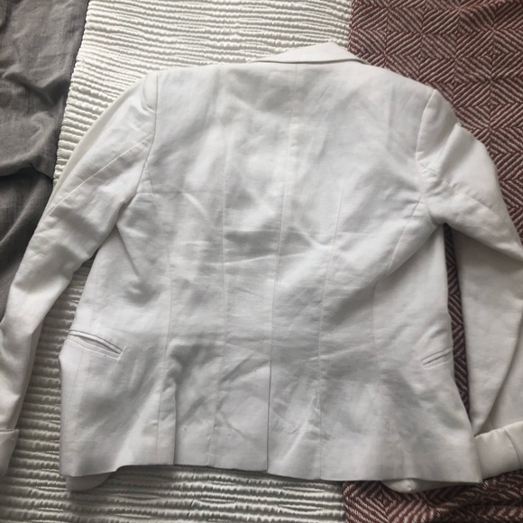 White Blazer with Black Detailing - Picture 9 of 9